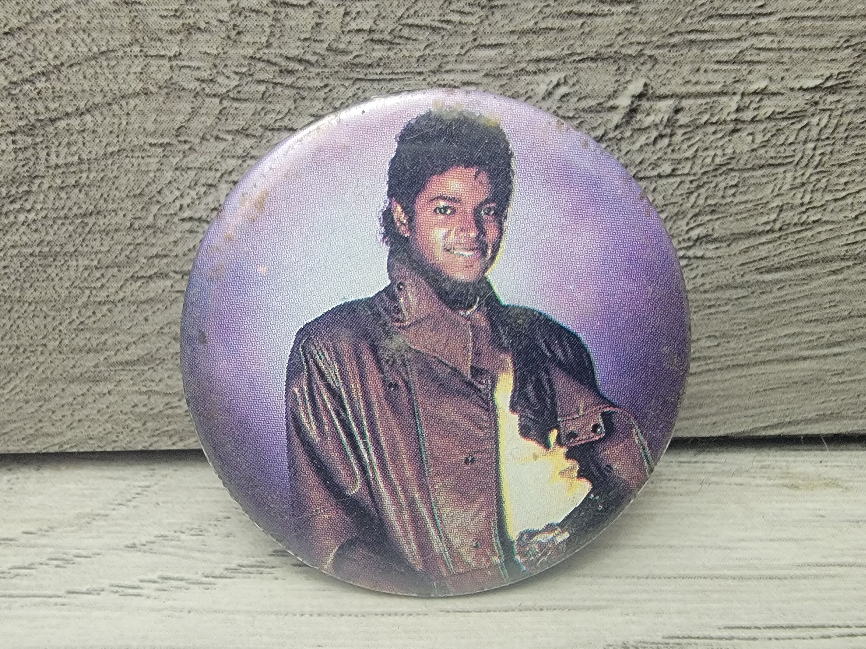 1980s Vintage Michael Jackson Music Pinback Button Badge - Etsy