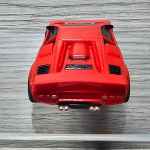 Tyco Lamborghini Countach HO Scale Slot Car probado en funcionamiento imagen 4