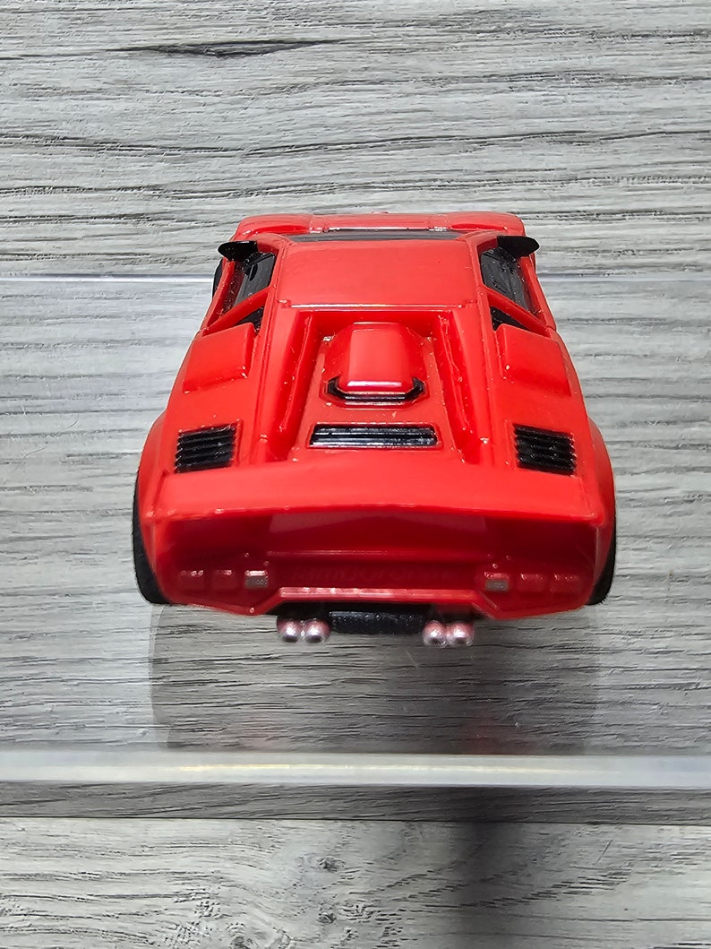 Tyco Lamborghini Countach HO Scale Slot Car probado en funcionamiento imagen 4