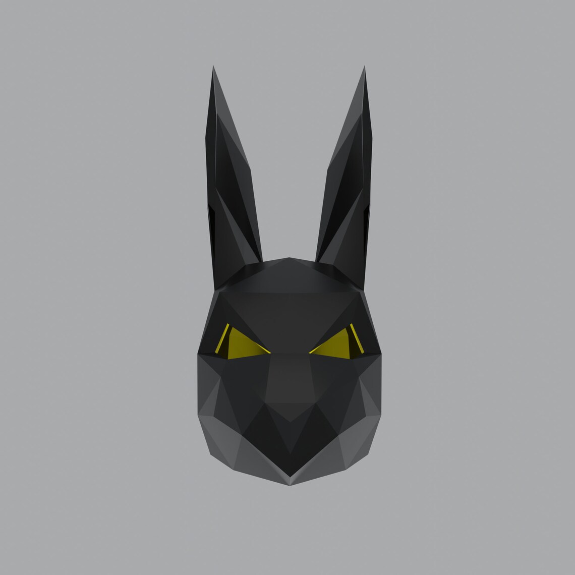 GEOMETRIC BUNNY MASK 