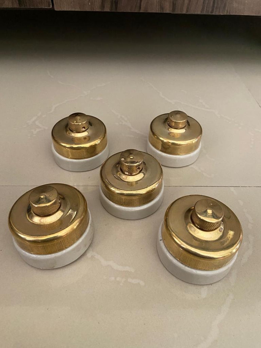 Vintage Brass Dimmer Switch LED Dimmer Switch Elegant Etsy