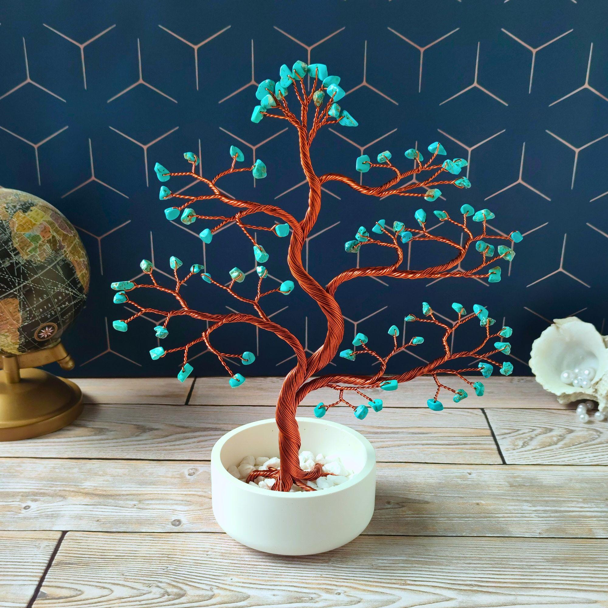 Turquoise bonsai - Etsy.de