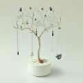 Silver-Plated Jewelry Tree – Personalized Gift | Handmade Organizer for Necklaces, Earrings, Rings & Bracelets in Ceramic Bowl product logo