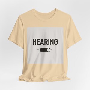 Gehörlosenbewusstsein Unisex T-Shirt, Gehörlosenbewusstsein Shirt, ASL Gebärdensprache Geschenk, inklusive Kleidung, Disability Advokat Top