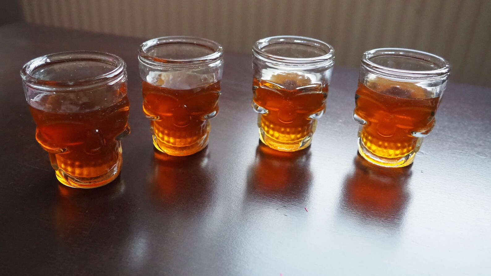 Wooden Tequila Drink Flights Board and Pirate Shot Glasses Tequila Shot