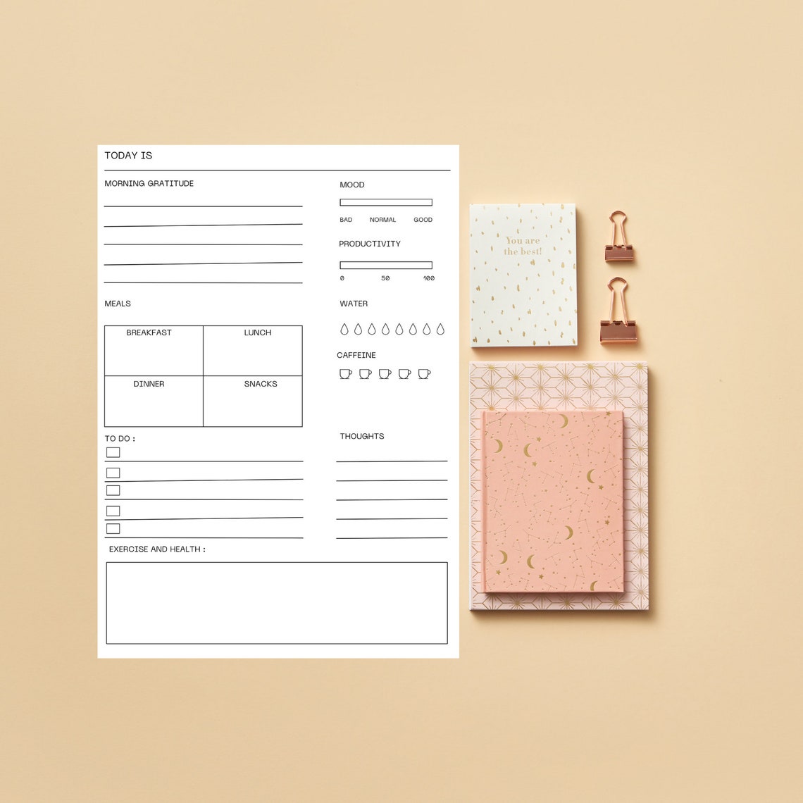 Printable Wellness Planner | Printable PDF | A4 Size | Instant Download ...