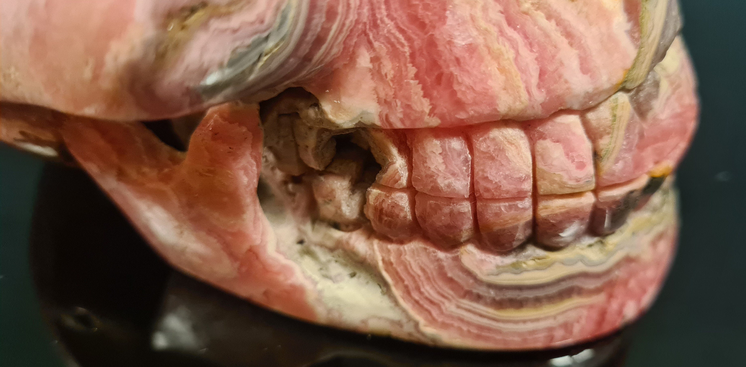 ロードクロサイト鉱物スカル - Etsy 日本