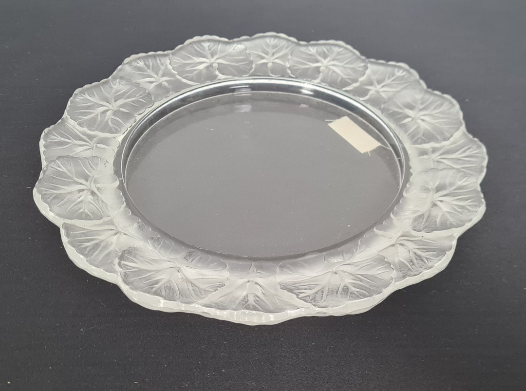 12 Lalique Plates, Honfleur Model Etsy