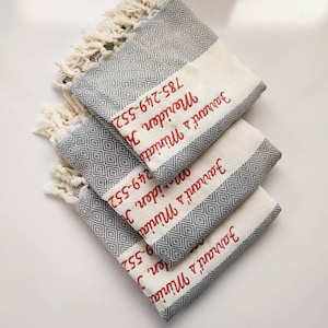 Custom Turkish Towel for Cruises, Personalized Name Beach Towel for Family or Friends, Lightweight and Quick-Dry Cruise Travel Gift Idea