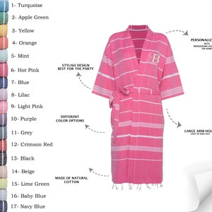BRIDESMAID Robes, Personalized Gifts, Bachelorette Party, Custom Robe, Unique Bridal Robe, Oversized Robe, Gift for Her, Summer Gift