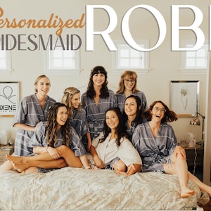 PERSONALIZED Bridal Robes, Custom Turkish Towel Robe, Unique Bridesmaid Proposal Robe, Oversized Robe, Gift for Her, Summer Gifts