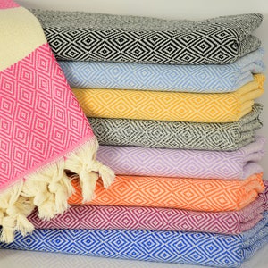 BEACH Towels, Personalized Turkish Towel, Unique Printing/Embroidered Blanket, Logo Beach Towel, Gift for Her, Custom Summer Gifts