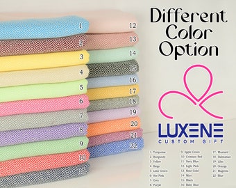 TURKISH Beach Towel, Personalized Beach Blanket, Custom Turkish Towel, Unique Holiday Gift, Bridesmaid Proposal Favors, Summer Gifts
