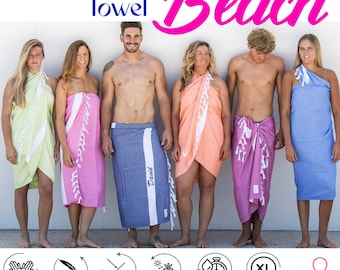PERSONALIZED Turkish Beach Towel Gifts, Custom Beach Blanket, Unique Bridesmaid Towels, Bachelorette/Wedding Favors, Summer Gifts
