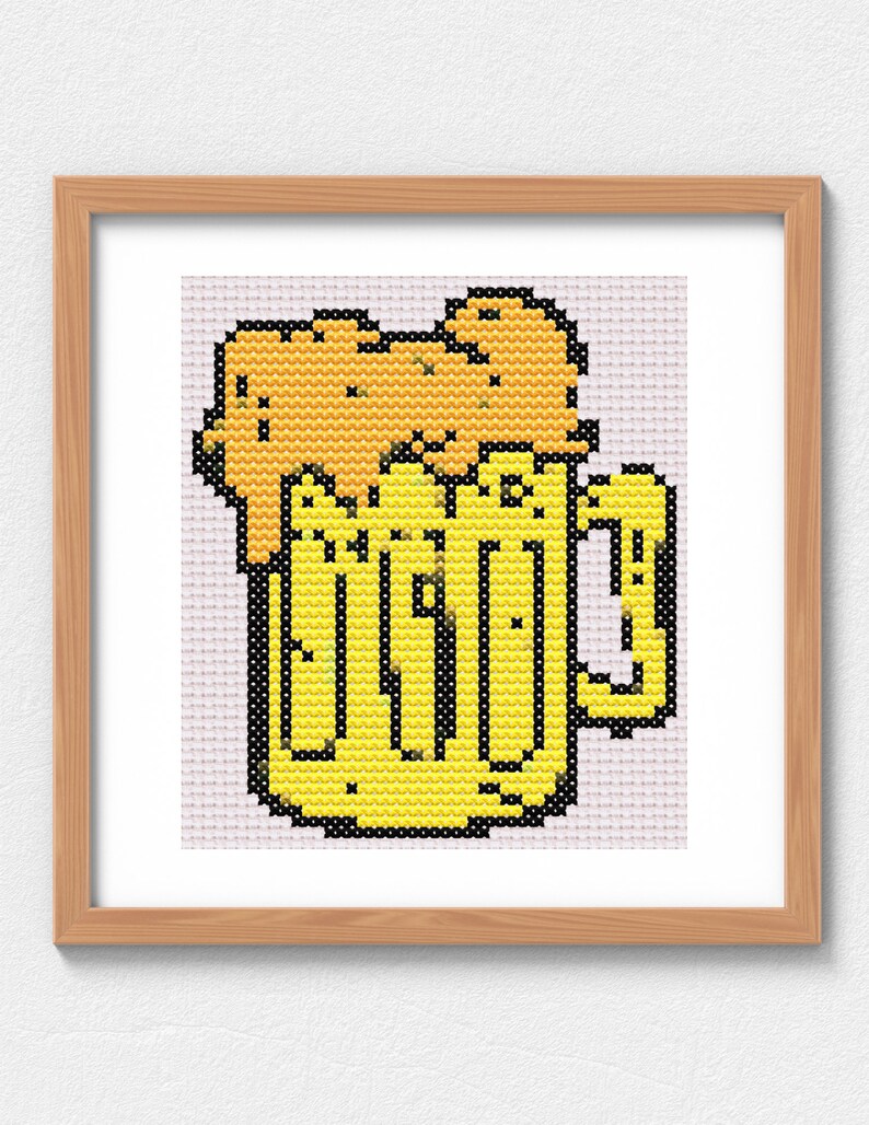 Beer Mug Cross Stitch Pattern - Etsy