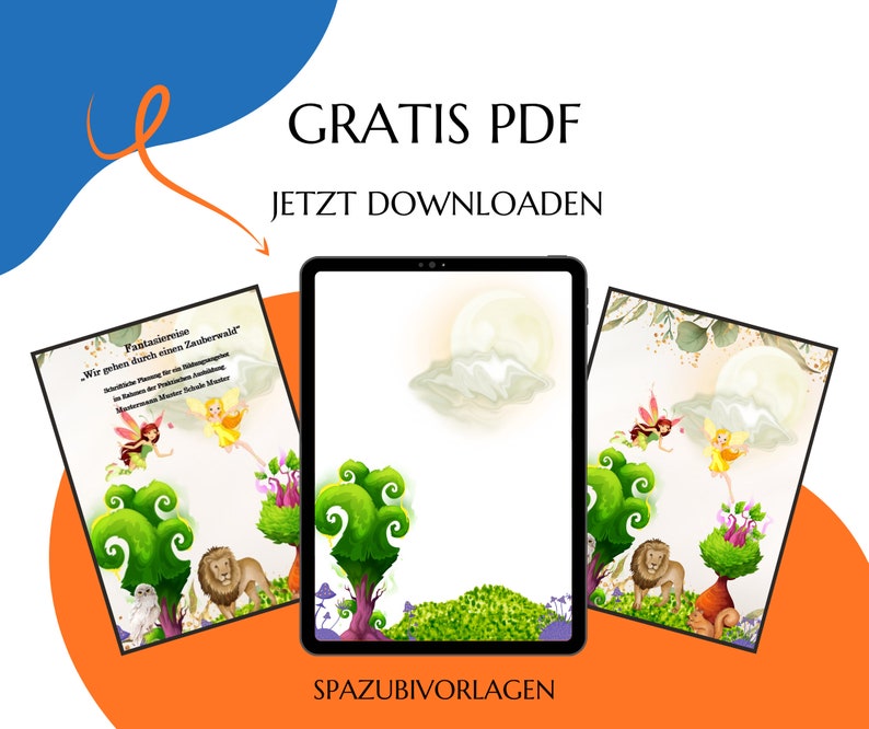 Angebotsplanung Kindergarten Vorlage/Beispiel SPA Erzieher - Etsy