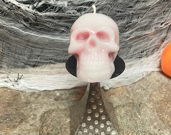 Halloween Skull Candle