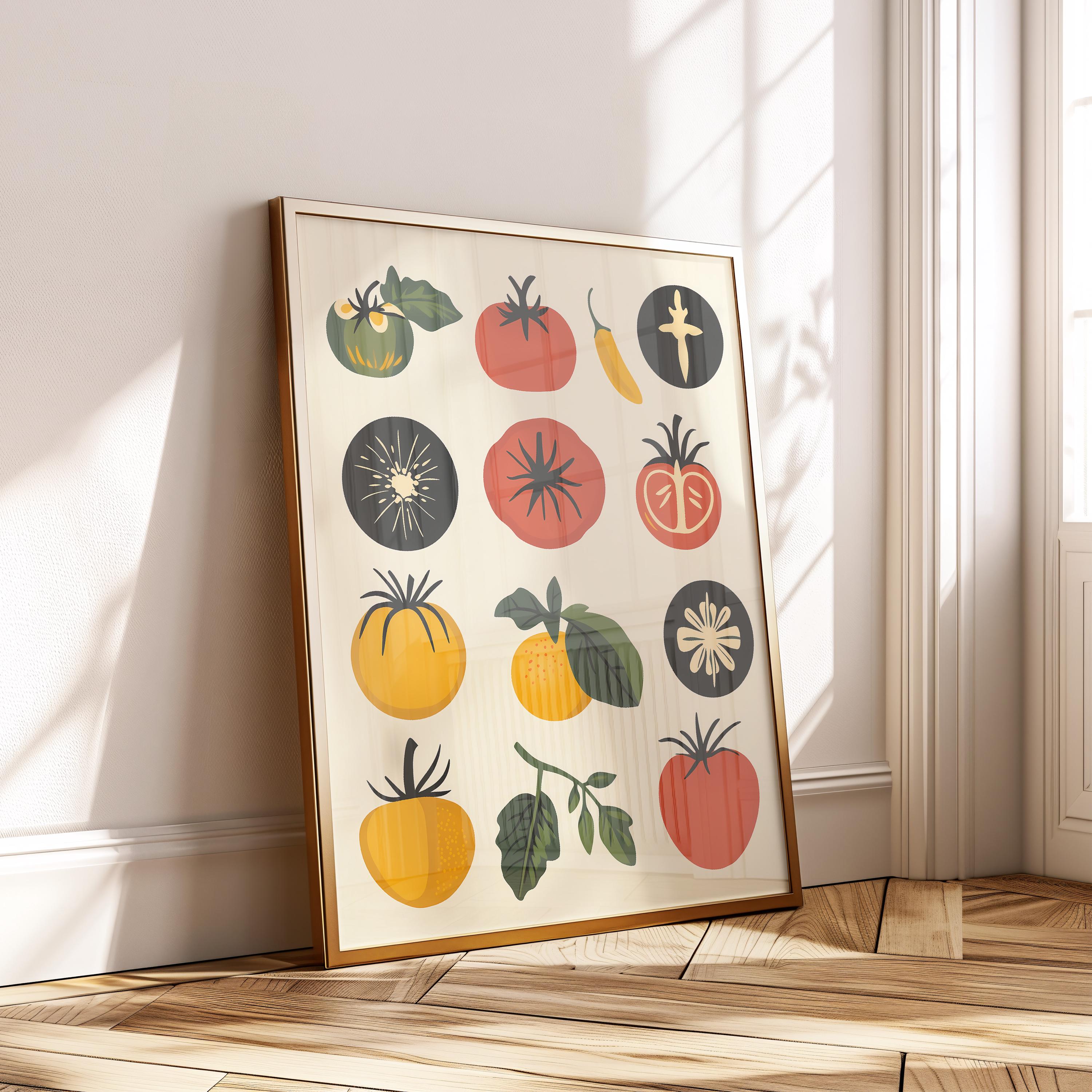 Tomato Folk Art - Etsy