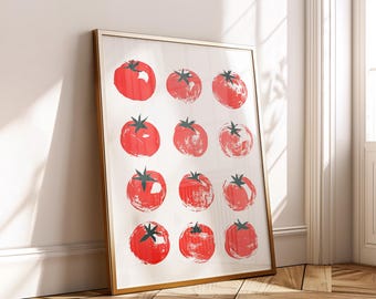 Panneau Décoratif "Tomates Fraîches De Ferme" En Aluminium - Style Rustique, Modèle 108122001061, Neuf Sous Emballage