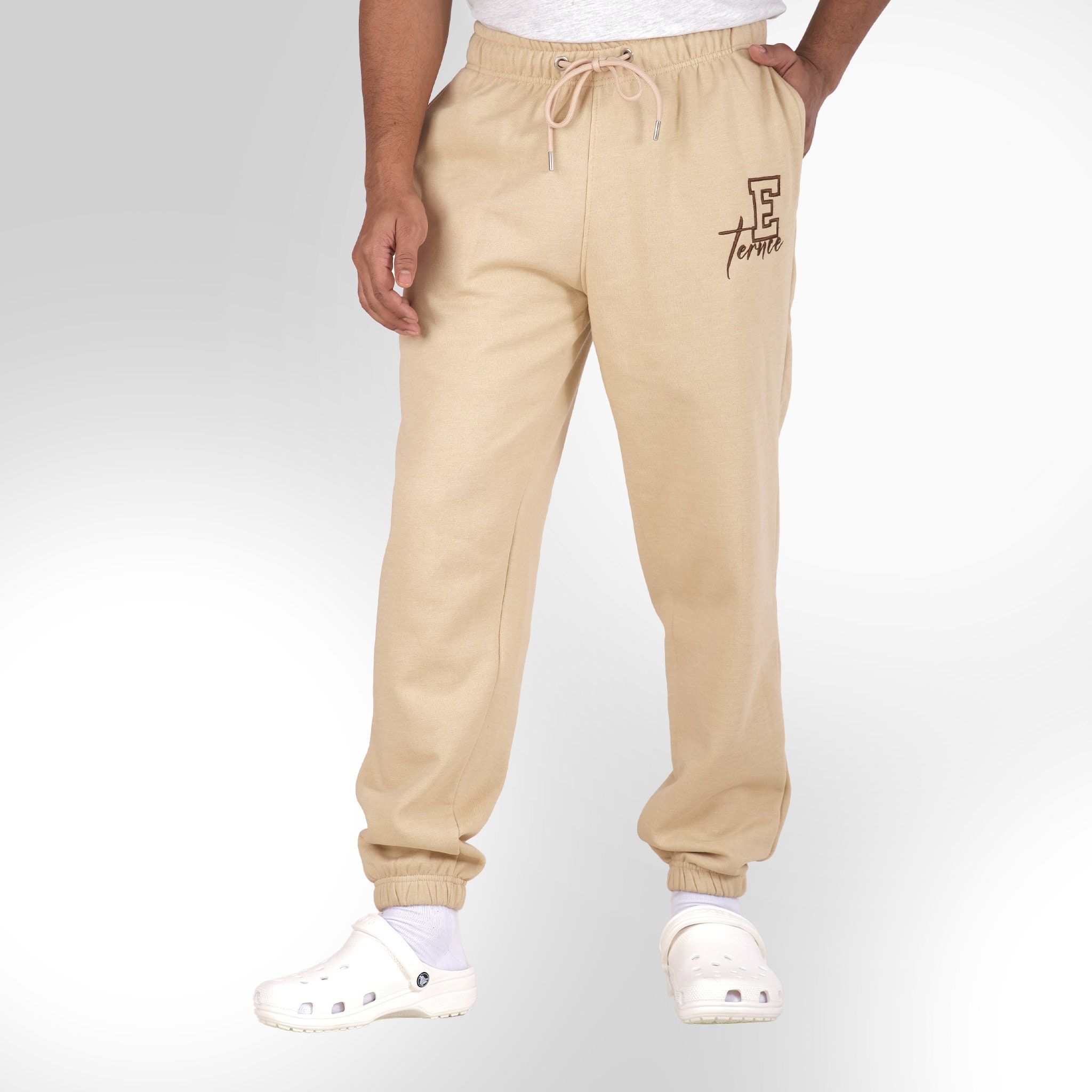 Khaki colored sweatpants best sale