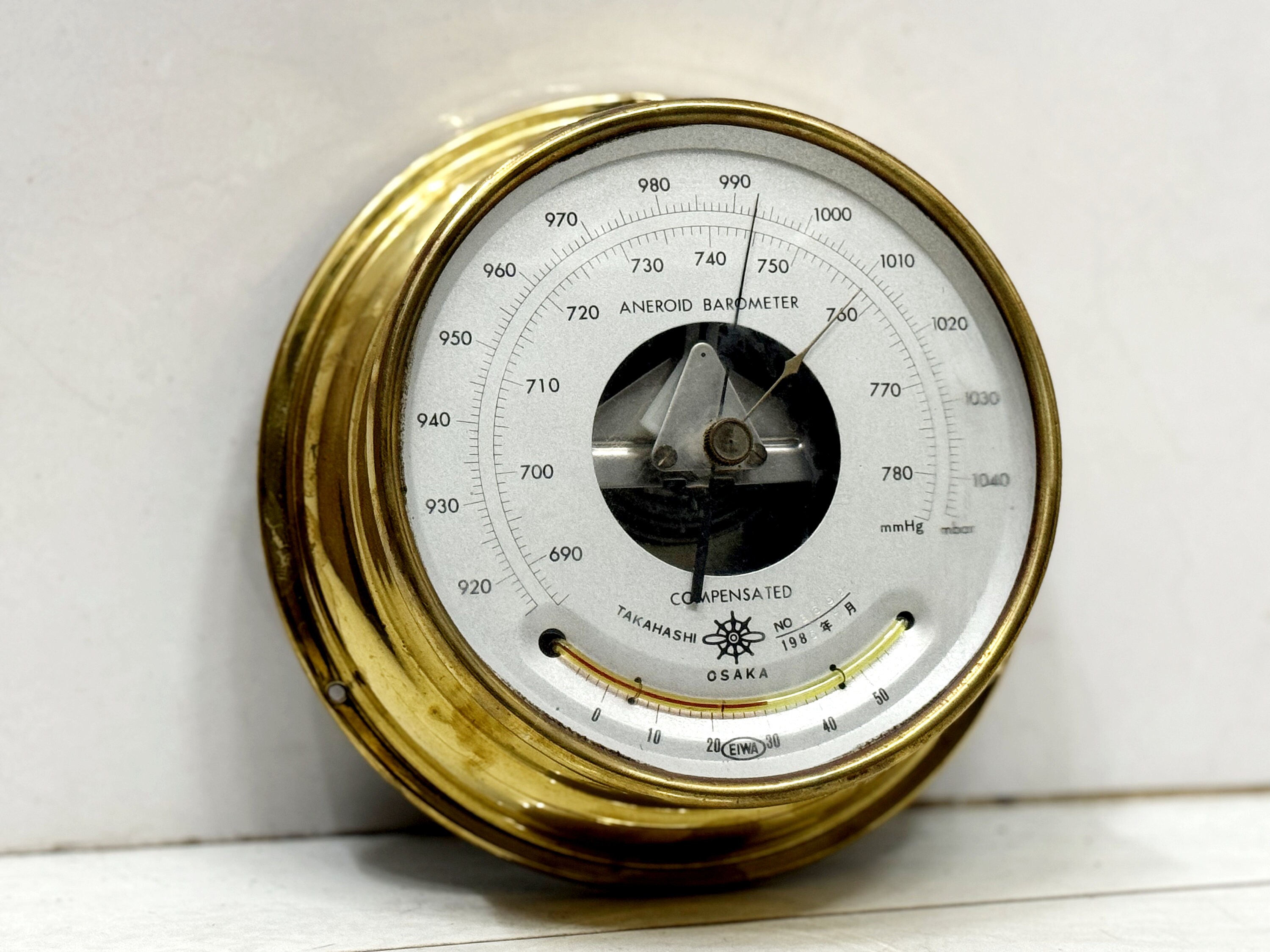 ANEROID BAROMETER 晴雨計 SHIMADZU SEISAKUSHO LTD.島津製作所 - アネロイドバロメーター