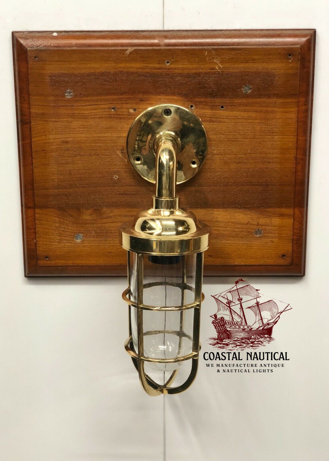 Beautiful Maritime Theme Nautical Antique Brass Wall Sconce Light ...