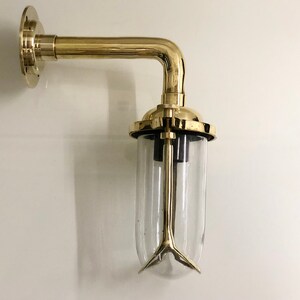 Nautical Ship Marine New Solid Brass Wall Swan Passageway Bulkhead Light