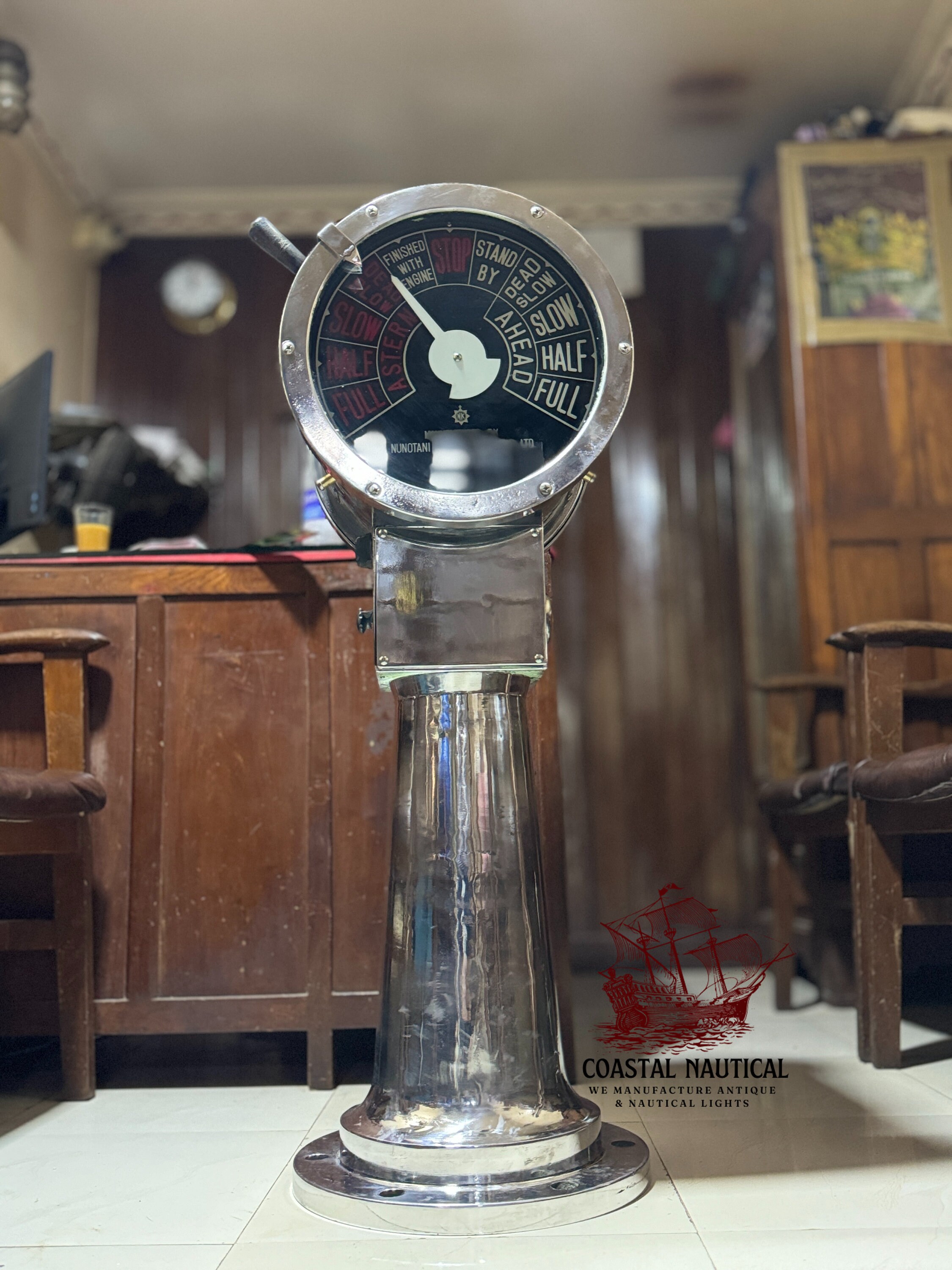 Maritime Reclaimed Ship Engine Wall Telegraph - Nunotani
