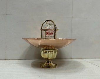 Mothers Day Offers Nautical Style Brass Bulkhead Ceiling Lamp with Copper Shade