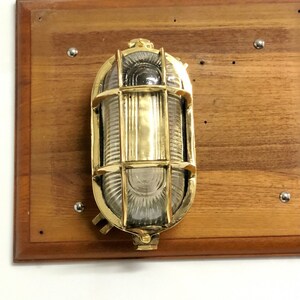 Oval Maritime Antique Style Home Art Deco Wall Mount Bulkhead Ceiling Cover Light Fixture