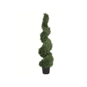 UV Boxwood Cypress Spiral Topiary - 36&quot; or 48&#39;