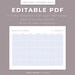 Monthly Simple Calendar Printable, Landscape, Template, Insert, Sun/mon ...