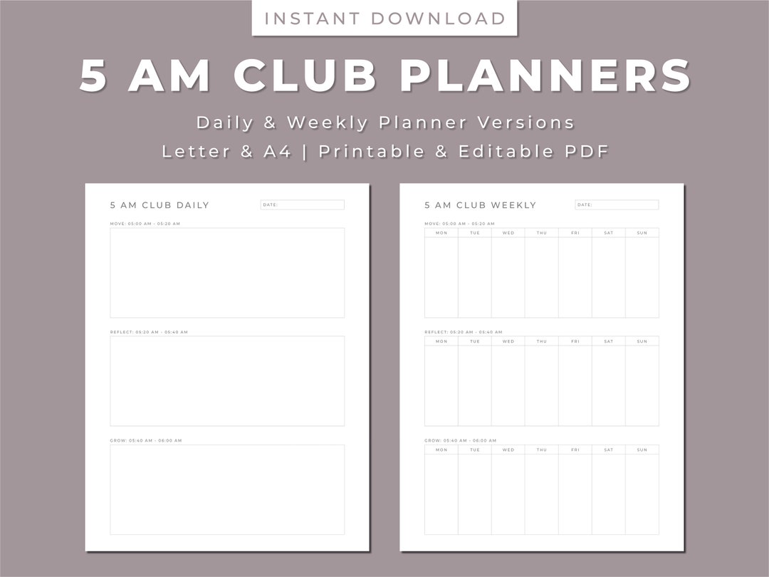 5-am-club-planner-printable-daily-and-weekly-habit-tracking-morning-routine-printable-editable-letter-a4-instant-download-pdf-etsy