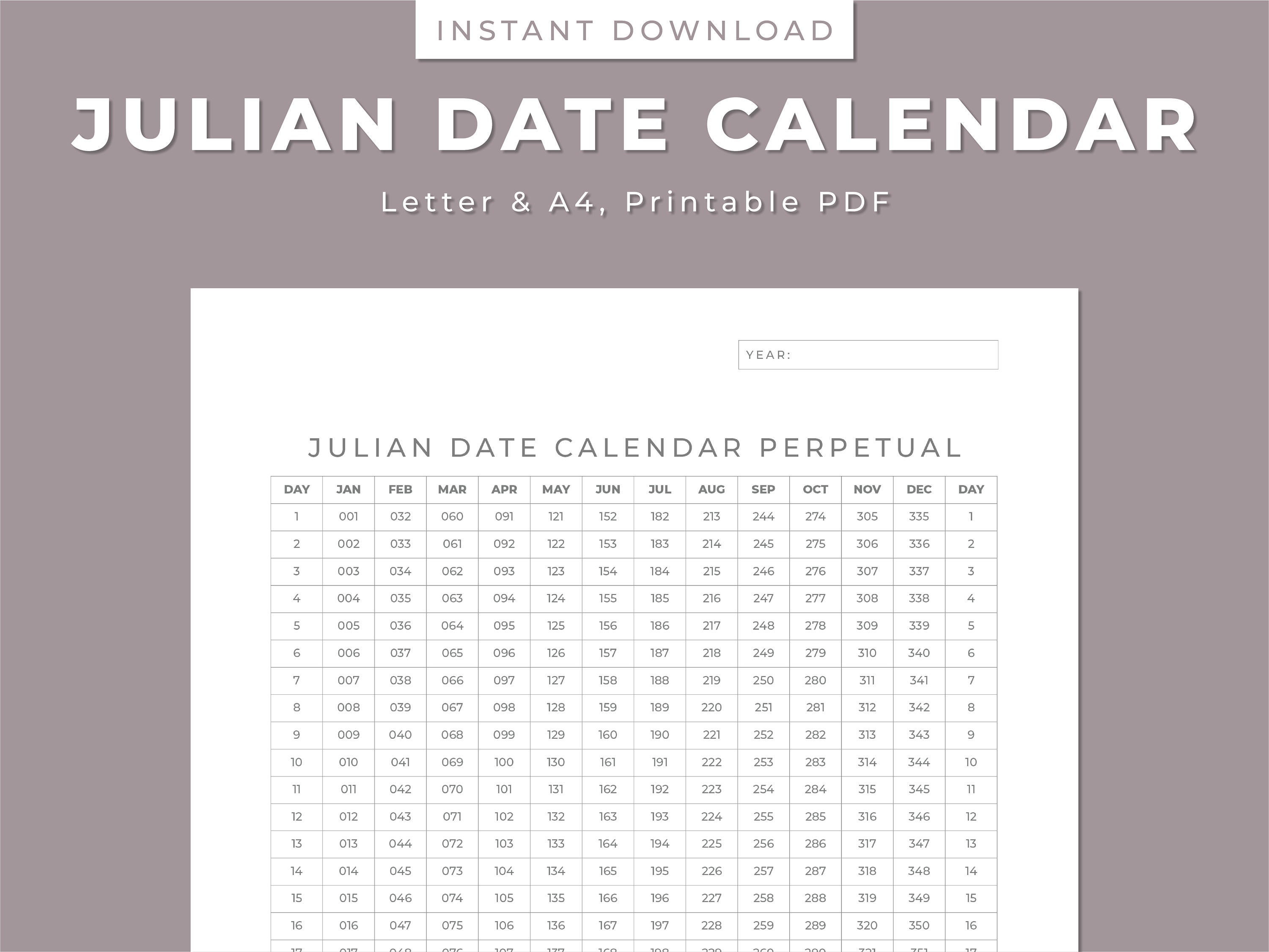 julian calendar