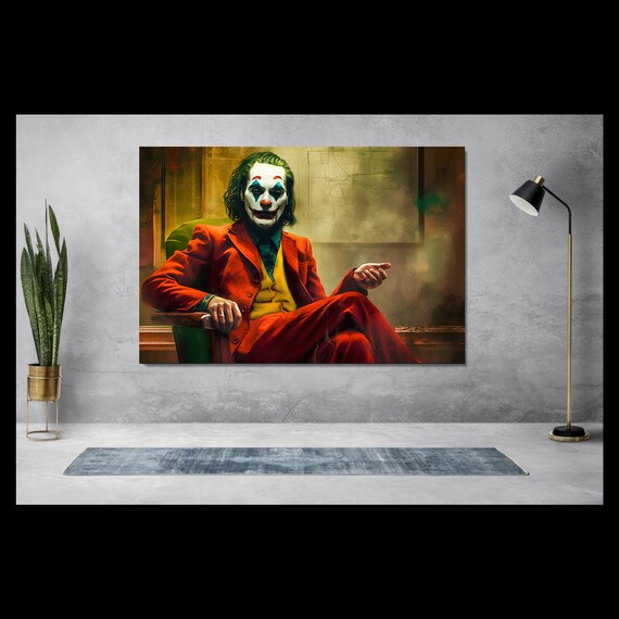 Chamäleon Leinwandbild AK Art Bilder Mehrfarbig Wandbild Kunstdruck Wanddeko XXL