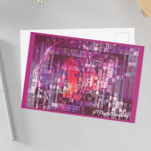 Sotto i suoi strati: una vivace cartolina artistica.