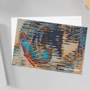 Rimpelingen! (Mijn vlindereffect). Fine Art-briefkaart.