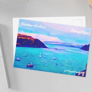 Cartes postales d'art pittoresques de l'île de Skye, cadeaux pour les amateurs d'art.
