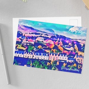 Cartes postales d'art pittoresques de l'île de Skye, cadeaux pour les amateurs d'art.