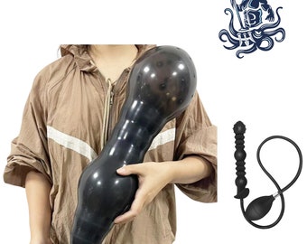 Inflatable Butt Plug Anal Dilator Silicone Sex Toy