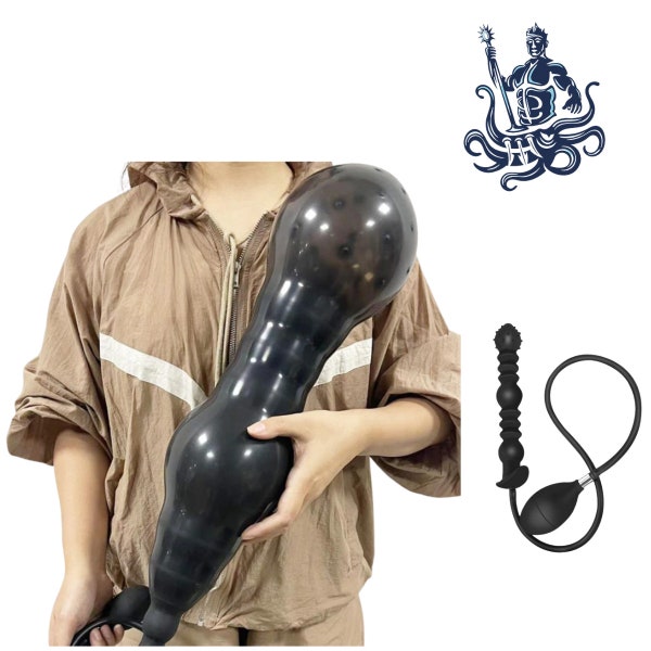 Inflatable Butt Plug Anal Dilator Silicone Sex Toy