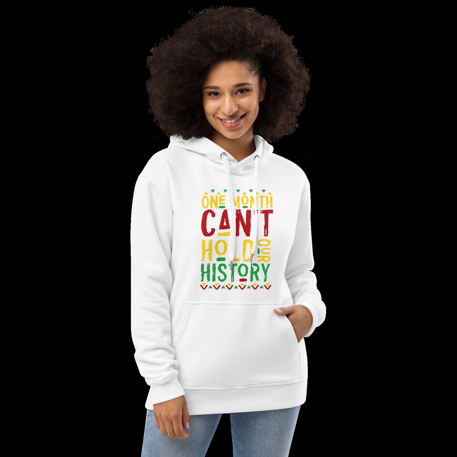 Black History Month Sleeveless Zip Hoodie I'm Black And I'm Proud LT15