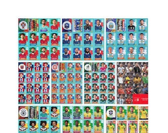 Soccer World Cup 2026 Sticker Album, Printable Soccer Cards (pdf) Ronaldo, Messi, Mbappe, Yamal complete all players (GOOGLE DRIVE DOWNLOAD)