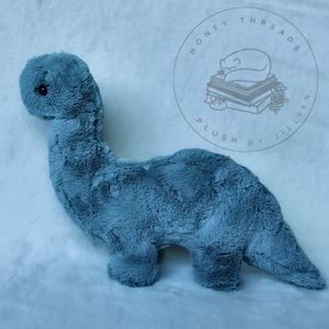 Dino Brontosaurus Plushie Sewing Pattern