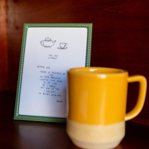 Tee Liturgie Papierdruck - Christliche Küchenkunst