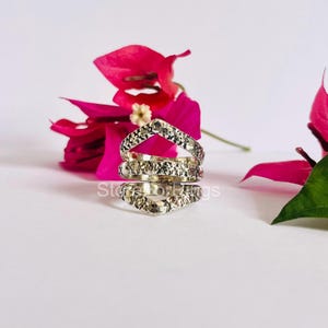 Sterling Silver Knot Thumb Ring: Chunky Weaved Statement Jewelry