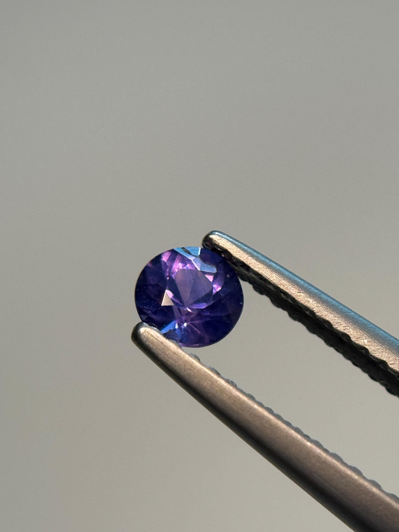 Color Change Sapphire Diamond Cut (unheated) Madagascar Purple to Blue ...