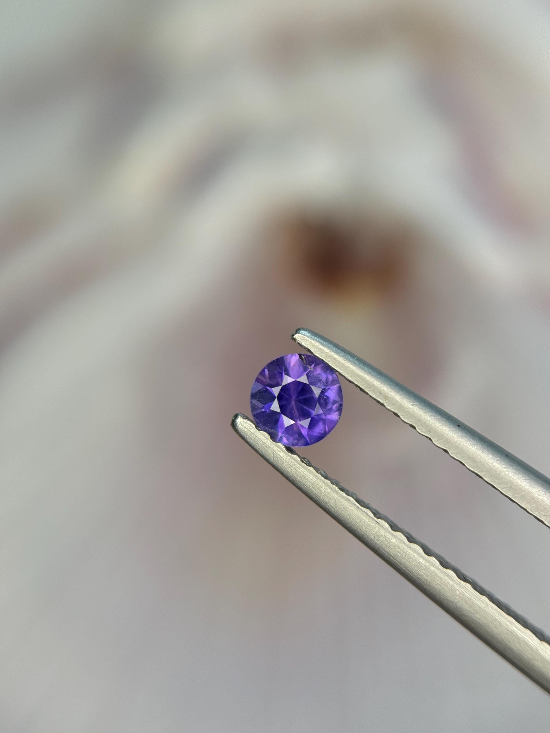 Color Change Sapphire Diamond Cut (unheated) Madagascar Purple to Blue ...