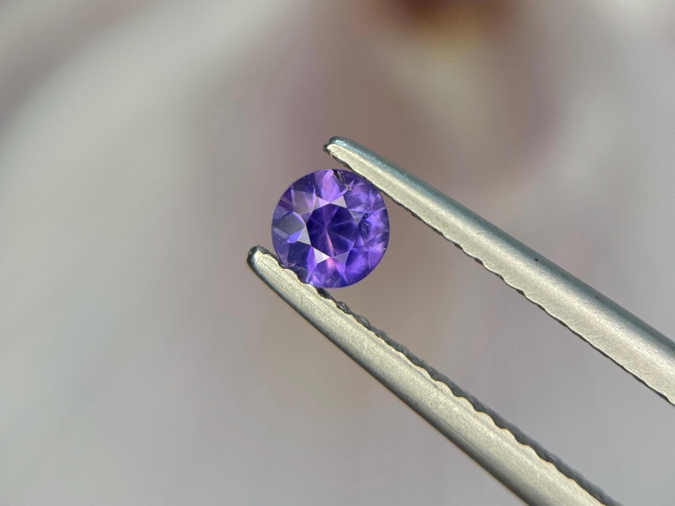 Color Change Sapphire Diamond Cut (unheated) Madagascar Purple to Blue ...