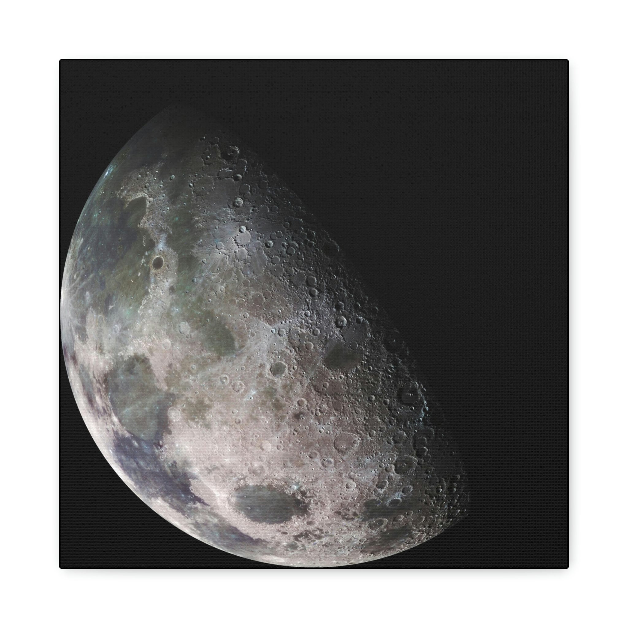 Moon - North Polar Mosaic, Color - Etsy